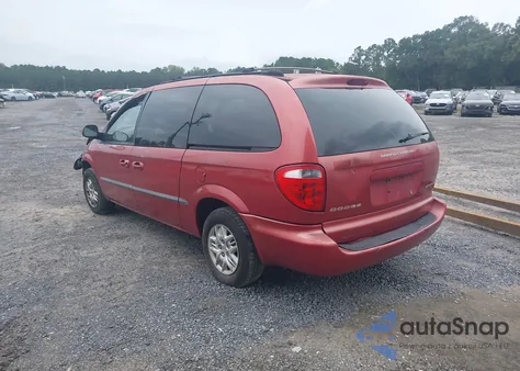 2002 Dodge Grand Caravan Sport from USA, damaged, VIN 1B4GP44342B708858